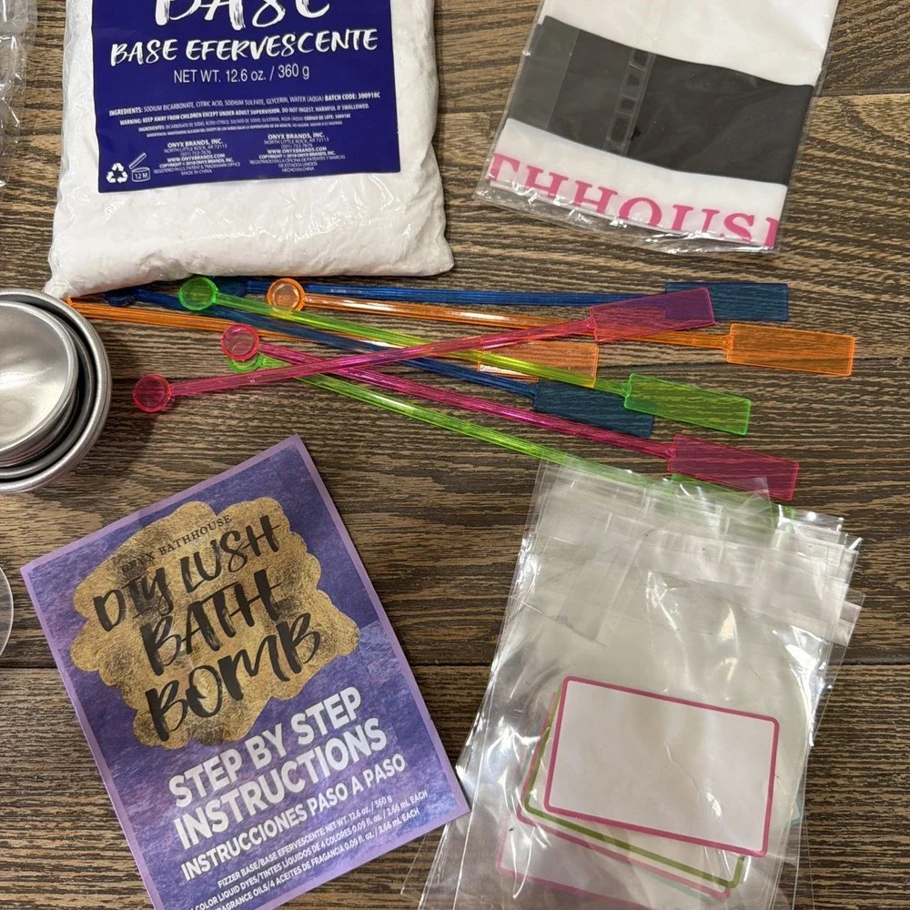 Bath Bomb/Fizzie Kit Craft Fun With Kids! DIY Lush Bath Bomb Kit FUN FUN FUN